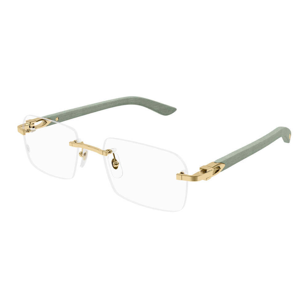 Cartier CT0453o-005 Eyeglasses Gold Green Metal